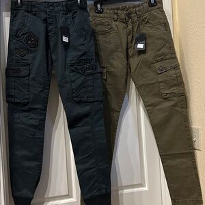 All Saints Dark Cargo Pants